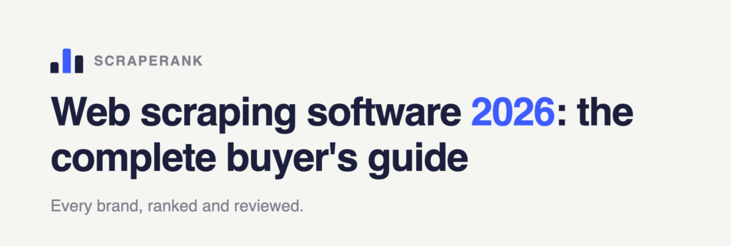 Web Scraping Software